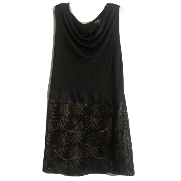 Adrianna Papell Dresses & Skirts - Adrianna Papell Black Gold Evening Dress